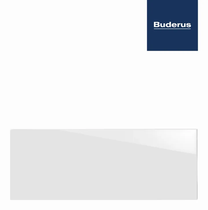 Buderus Logatrend IFR Glas von vorne, Ansicht 2