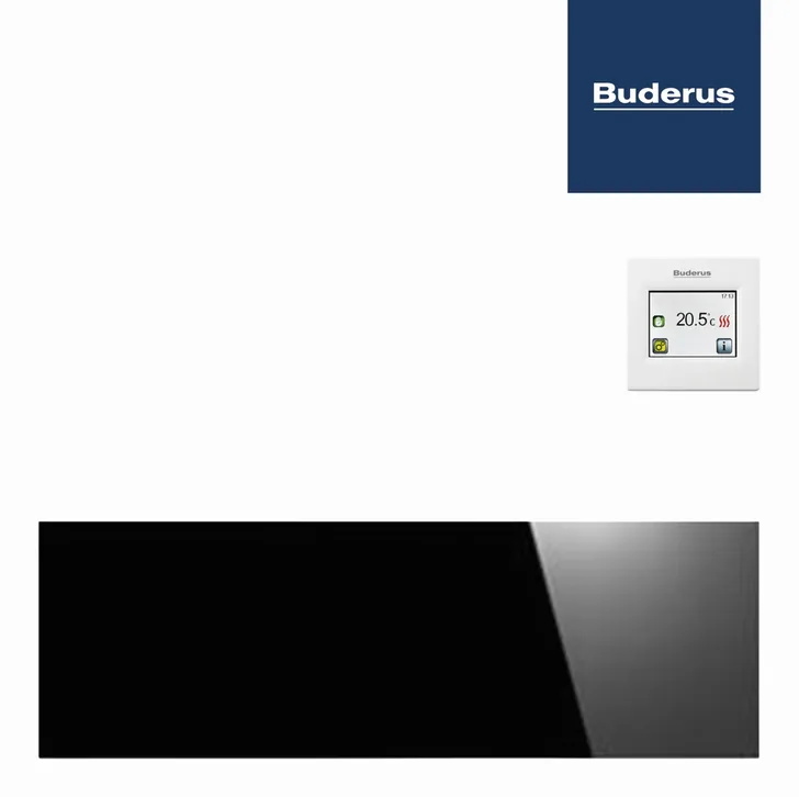 Buderus Logatrend IFR Glas von vorne, Ansicht 3