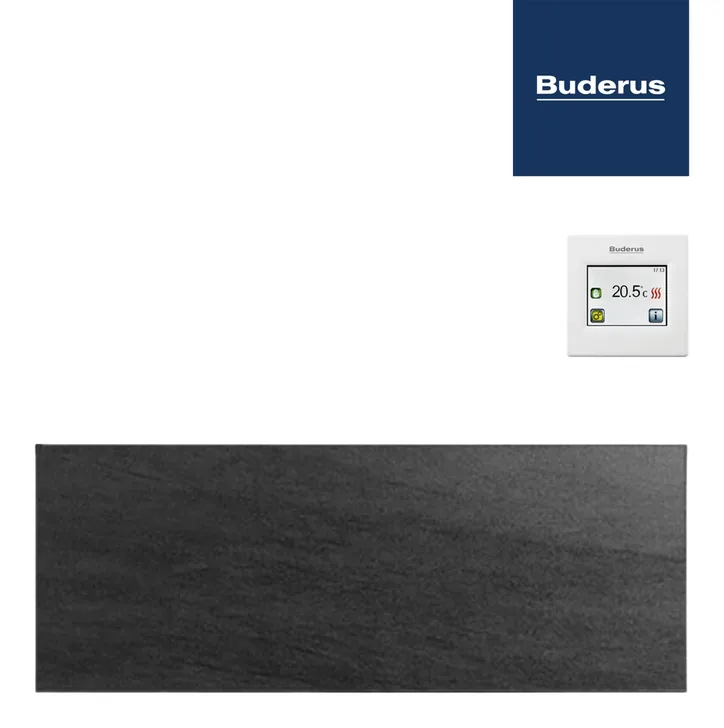 Buderus Logatrend IFR Keramik von vorne, Ansicht 3
