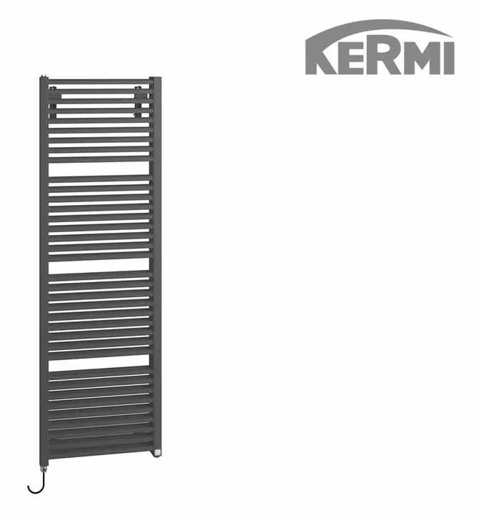 Kermi Duett-E Elektro-Badheizkörper von vorne, Ansicht 2