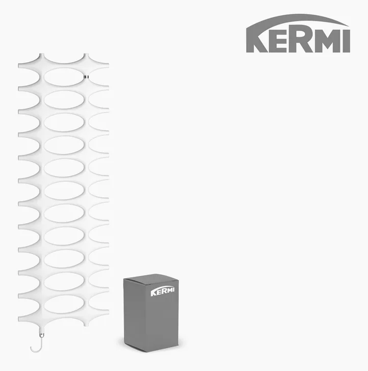 Kermi Ideos-E Elektro-Badheizkörper von vorne, Ansicht 2
