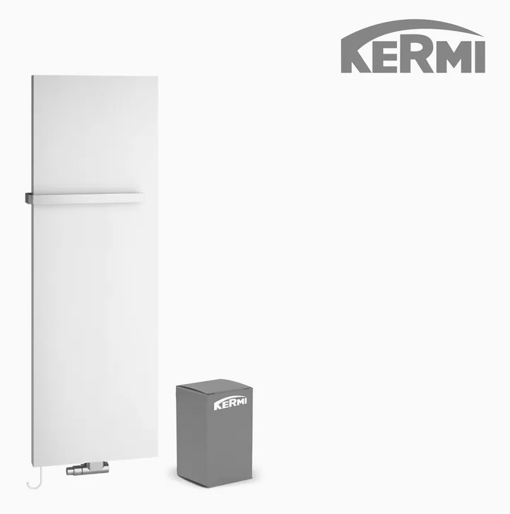 Kermi Rubeo-E Elektro-Badheizkörper von vorne, Ansicht 2
